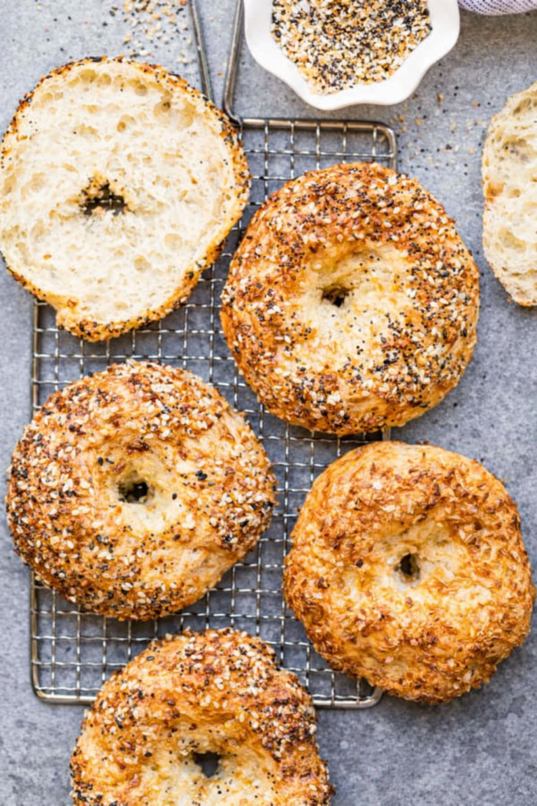Baked Protein Bagels with Cottage Cheese (Soft, Chewy, and So Satisfying)
