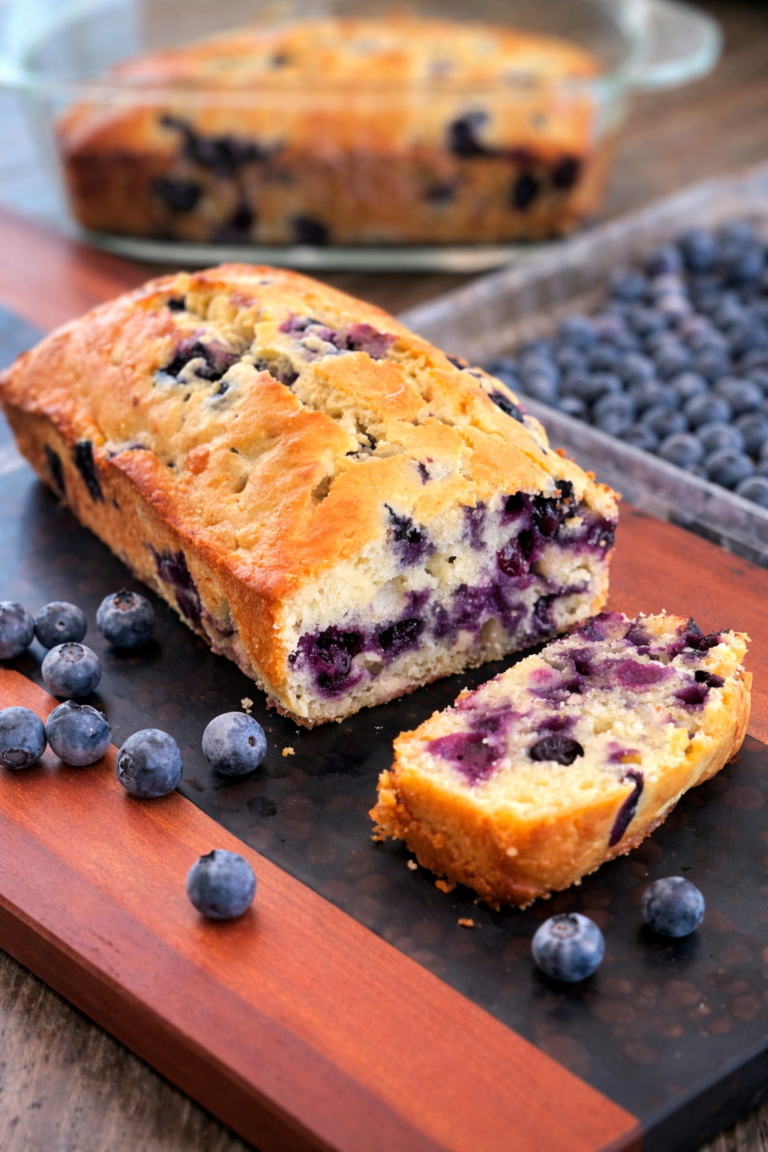 Blueberry Cream Cheese Bread (Soft, Swirled, and Perfect for Slow Mornings)