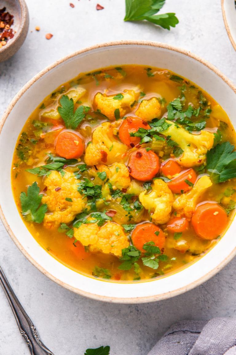 Golden Turmeric Vegetable Soup for Cozy, Nourishing Nights