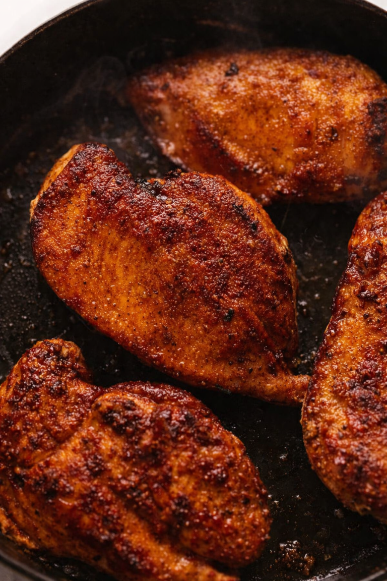 Perfect Pan-Seared Chicken Breast (Juicy, Golden & Foolproof)