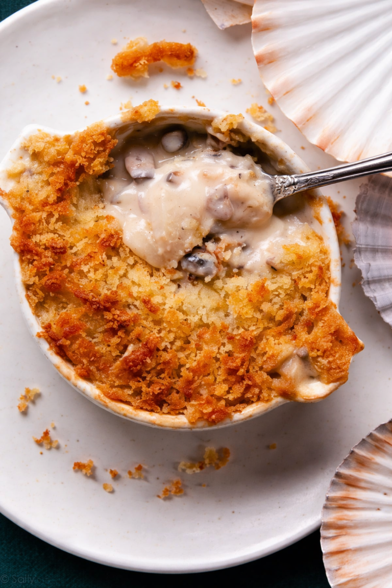 Coquilles Saint-Jacques (French Scallop Gratin)