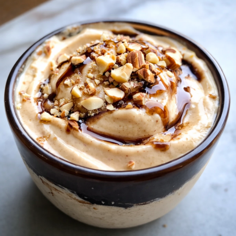 Cottage Cheese Peanut Butter Mousse (Creamy, High-Protein, No-Bake)