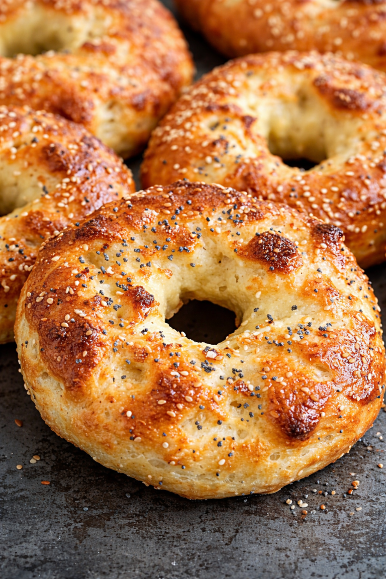 Greek Yogurt Bagels — Soft, Chewy & Protein-Packed Breakfast (No Yeast!)