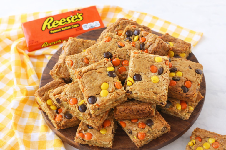 Reese’s Pieces Peanut Butter Brownies (Cookliva Style)