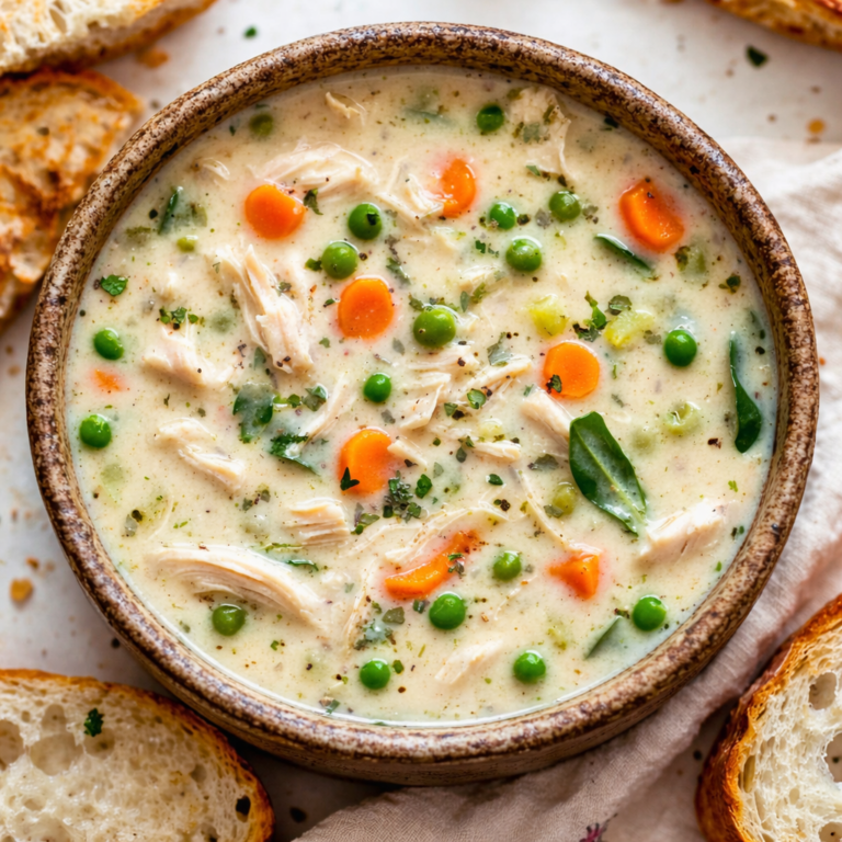 Creamy Chicken Vegetable Soup