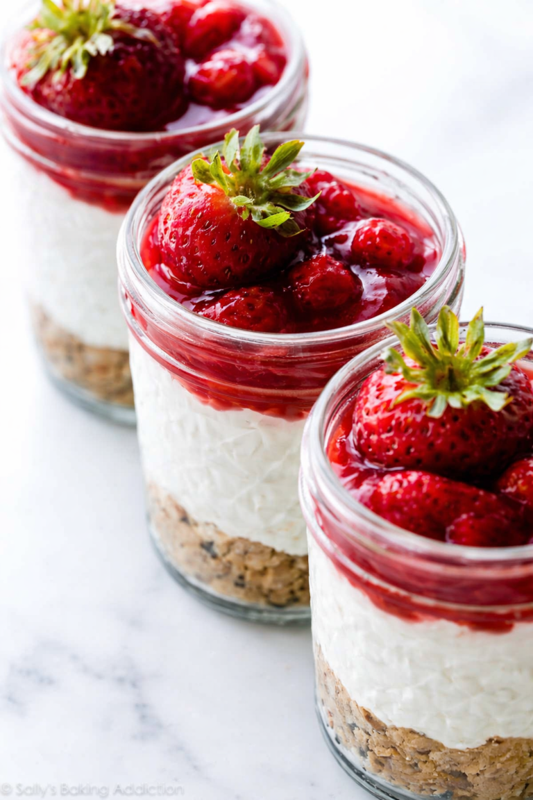 No-Bake Cheesecake Jars (Easy & Creamy Dessert in Minutes)