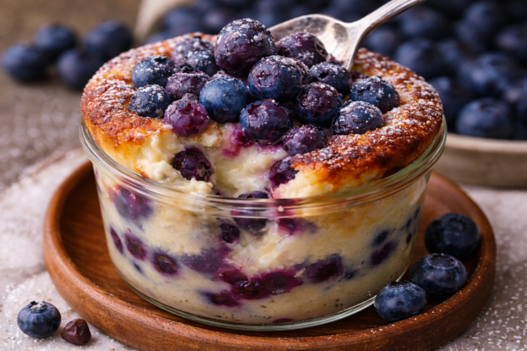 Baked Blueberry Cottage Cheese Breakfast Bowls