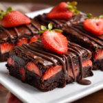 Chocolate Strawberry Brownies