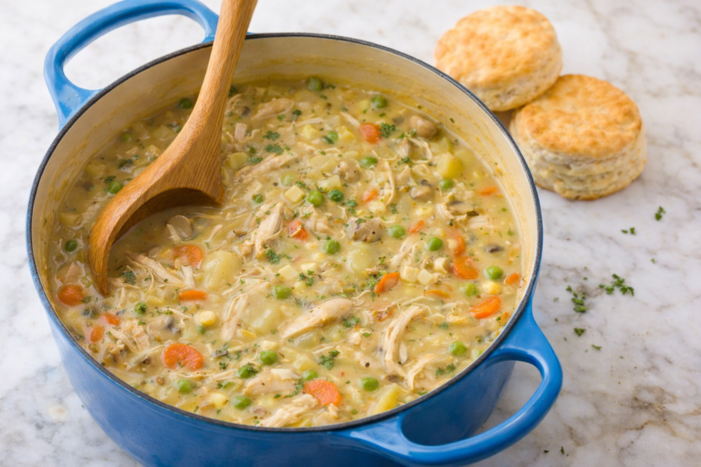 Creamy Chicken Pot Pie Soup