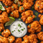 Crispy Air Fryer Buffalo Cauliflower