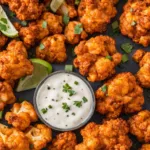 Crispy Air Fryer Buffalo Cauliflower