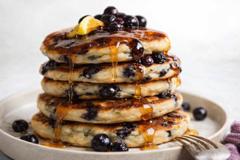 Fluffy Blueberry Pancakes That Feel Like a Hug