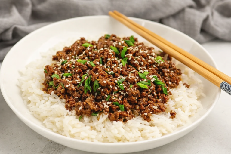 Korean Ground Beef Bowl (Easy Weeknight Dinner)