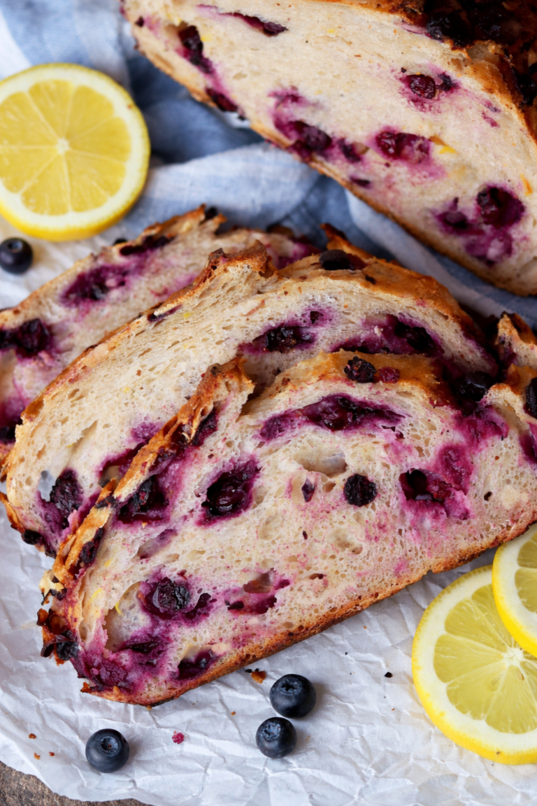 Lemon Blueberry Sourdough Bread (A Calm, Bright Loaf for Slow Mornings)