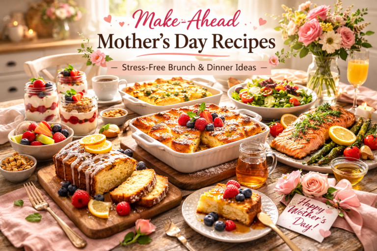 5 Easy Make-Ahead Mother’s Day Recipes for a Stress-Free Celebration