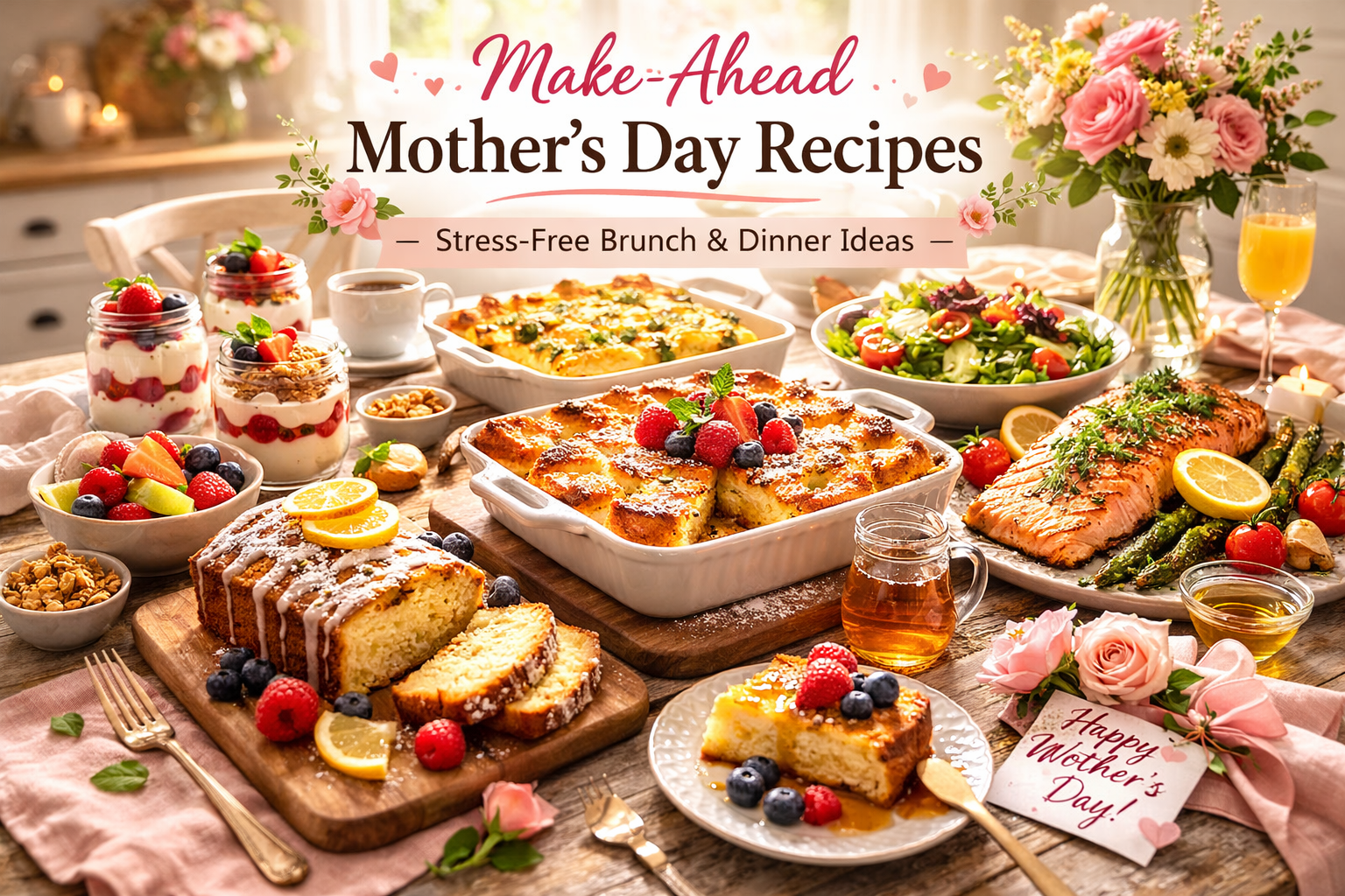 5 Easy Make-Ahead Mother’s Day Recipes for a Stress-Free Celebration