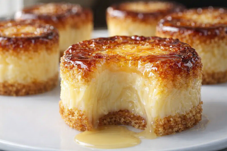 Mini Crème Brûlée Cheesecakes