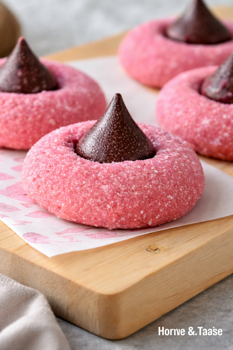 Strawberry Kiss Cookies (Soft, Pink & Perfect for Sharing)