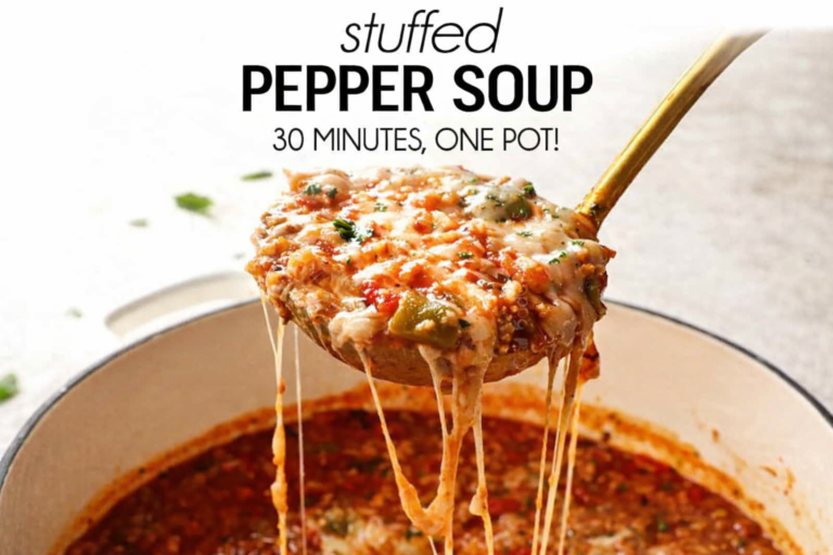 Stuffed Pepper Soup (Hearty Family Comfort in One Pot)