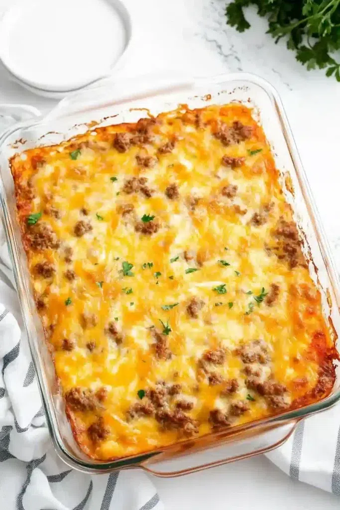 Quick & Easy Crescent Roll Breakfast Casserole
