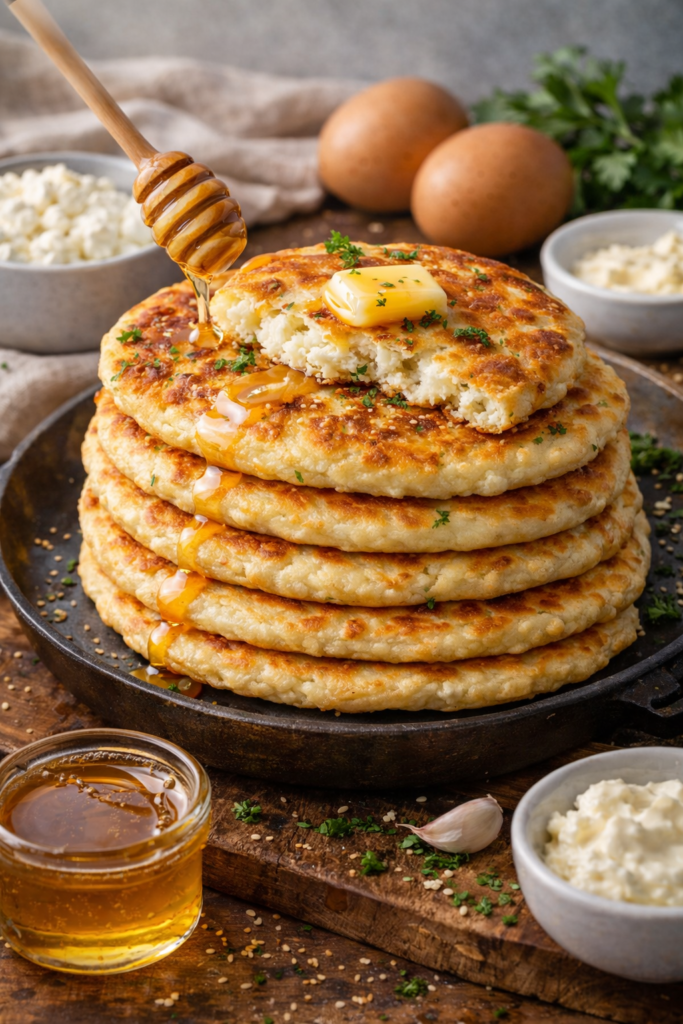 2 ingredient cottage cheese flatbread