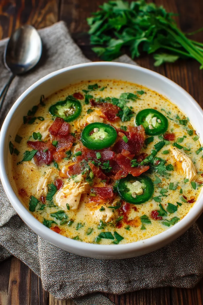Spicy Jalapeño Popper Chicken Soup