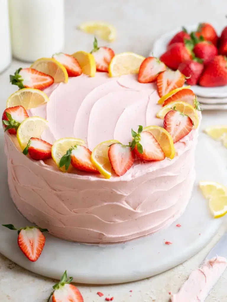 Strawberry Lemon Cake