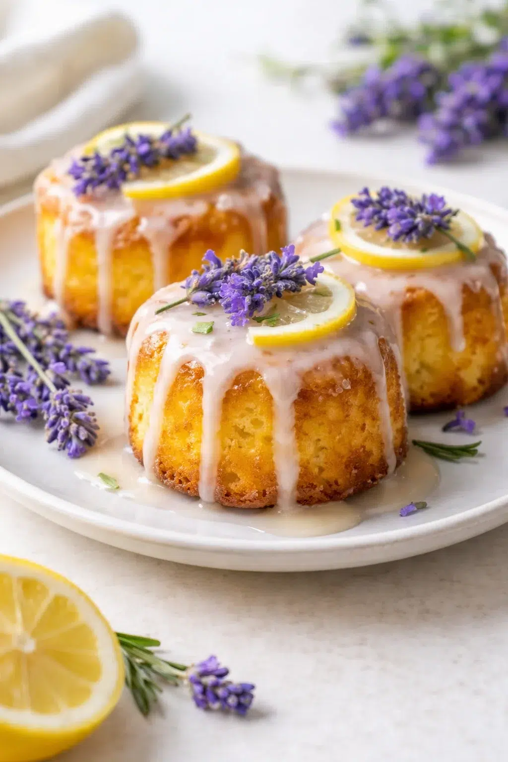 intro_final_dish-placeholder.png Final plated The Ultimate Mini Lemon Cakes with Lavender Glaze (Elegant & Easy!) – WiseRecipes served as a hero shot
