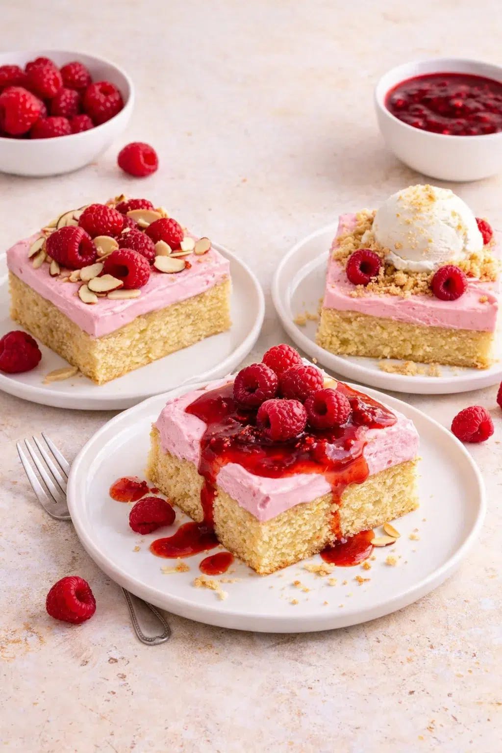 variations-placeholder.png Variation ideas for Almond Raspberry Cake - Julie Marie Eats shown in a styled layout