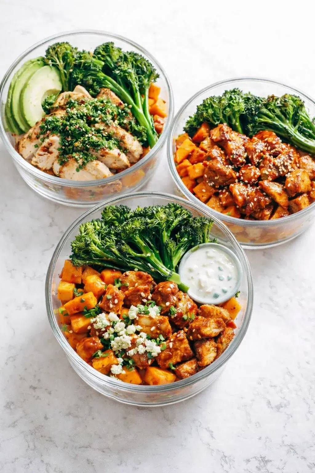 variations-placeholder.png Variation ideas for Sheet Pan Chicken and Sweet Potato Meal Prep shown in a styled layout