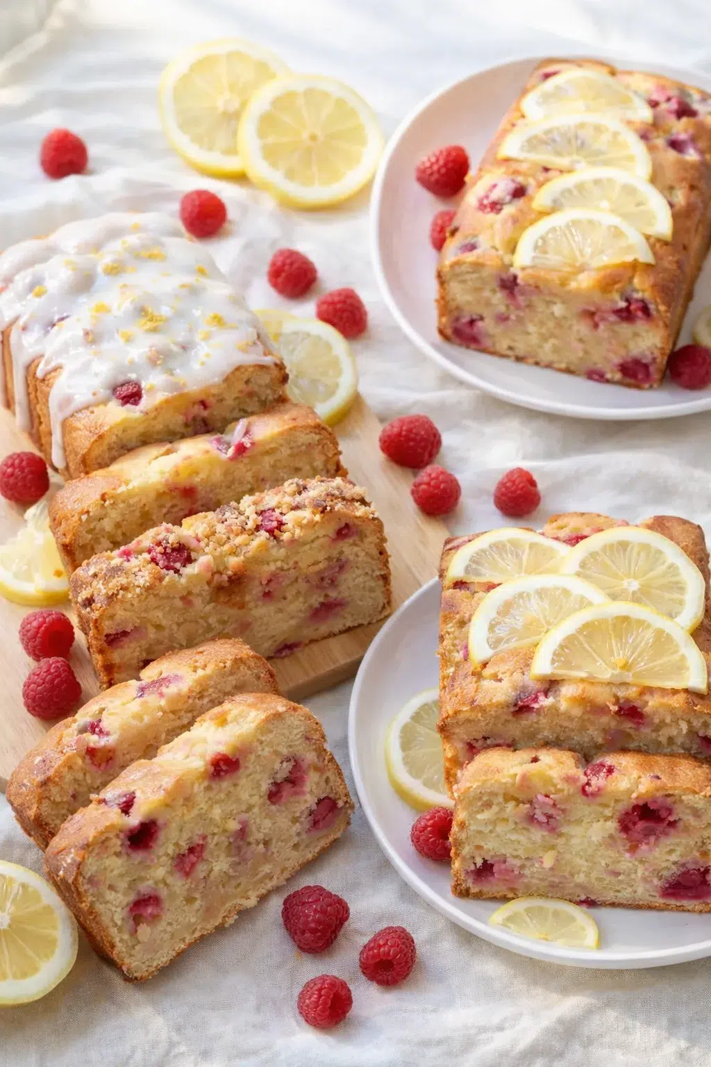 variations-placeholder.png Variation ideas for Raspberry Lemon Loaf Cake shown in a styled layout
