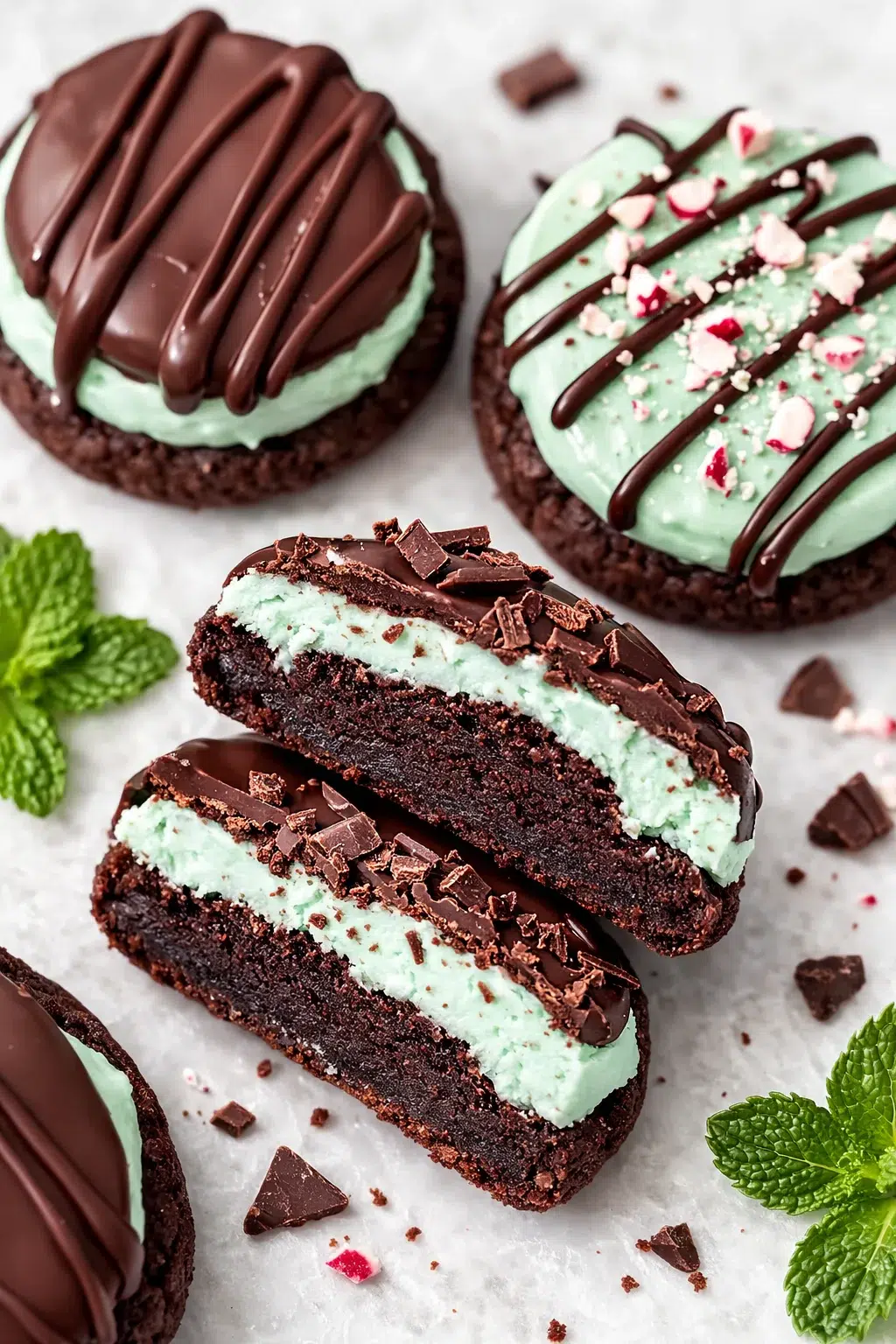 variations-placeholder.png Variation ideas for Chocolate Mint Cookies shown in a styled layout