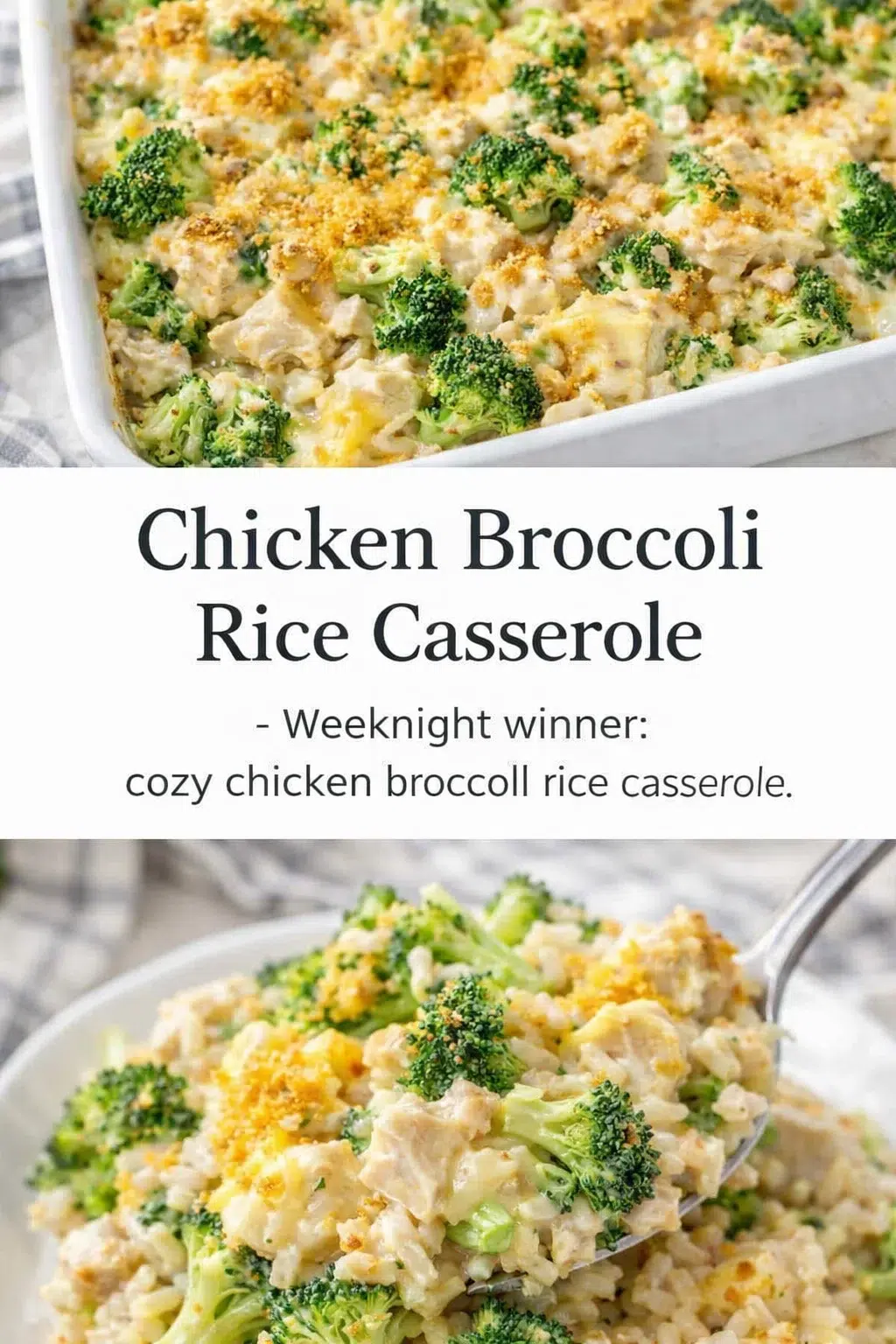 pre_faq_pinterest-placeholder.png Pinterest-style image for Chicken Broccoli Rice Casserole with centered text overlay