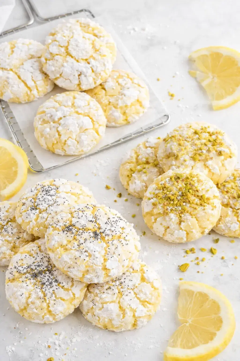 variations-placeholder.png Variation ideas for Lemon Crinkle Cookies - Herbs & Flour shown in a styled layout