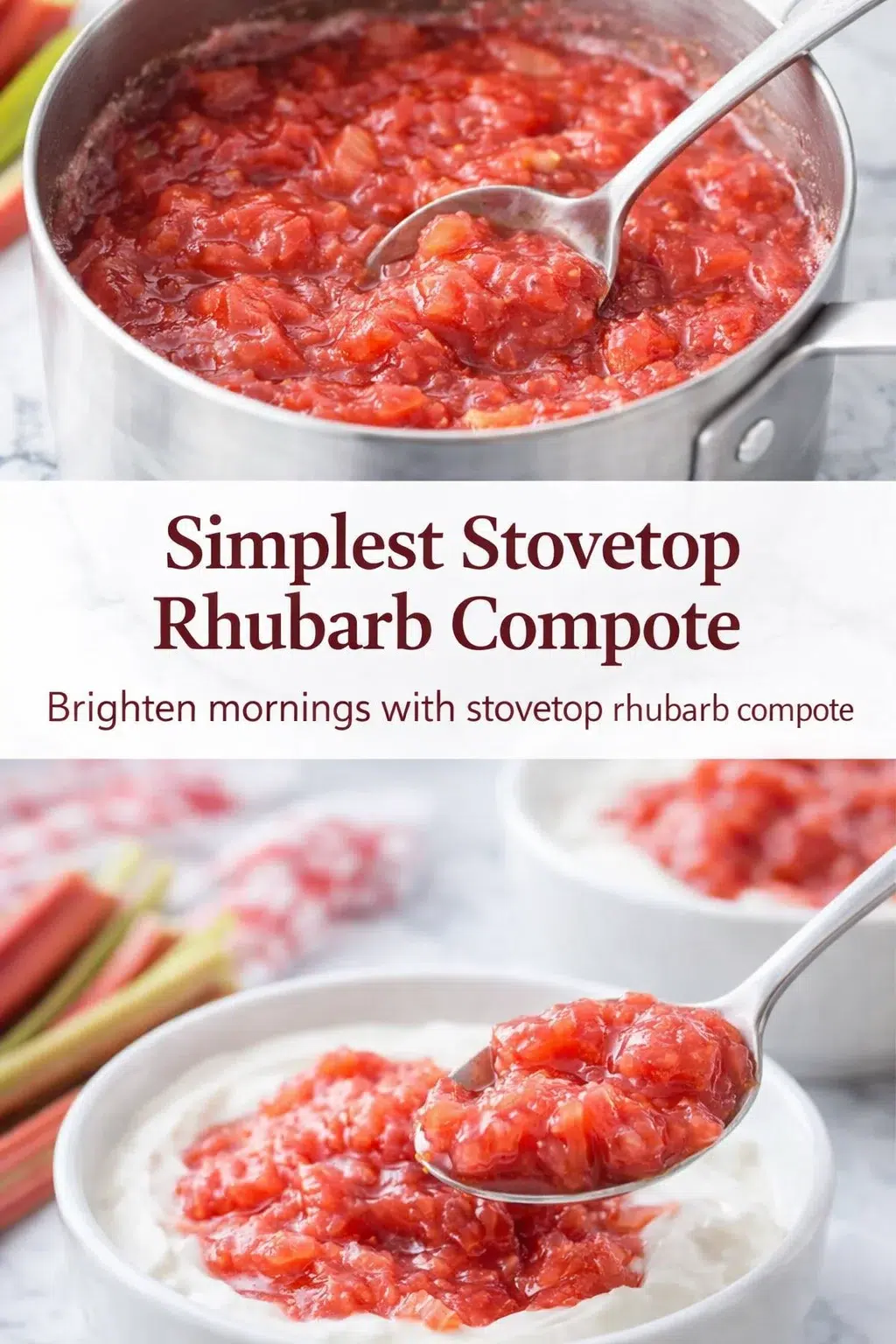 pre_faq_pinterest-placeholder.png Pinterest-style image for Simplest Stovetop Rhubarb Compote with centered text overlay