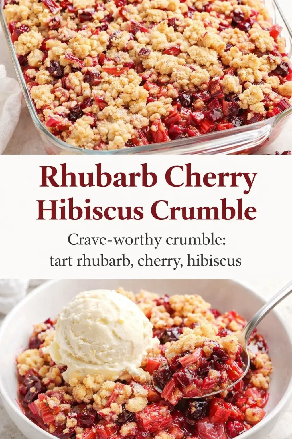 pre_faq_pinterest-placeholder.png Pinterest-style image for Rhubarb Cherry Hibiscus Crumble with centered text overlay