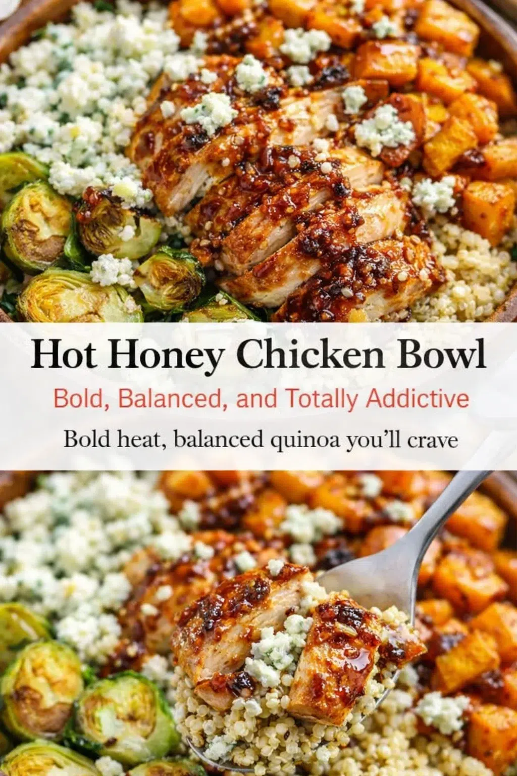 pre_faq_pinterest-placeholder.png Pinterest-style image for Hot Honey Chicken Quinoa Bowl : Bold, Balanced, and Totally Addictive with centered text overlay