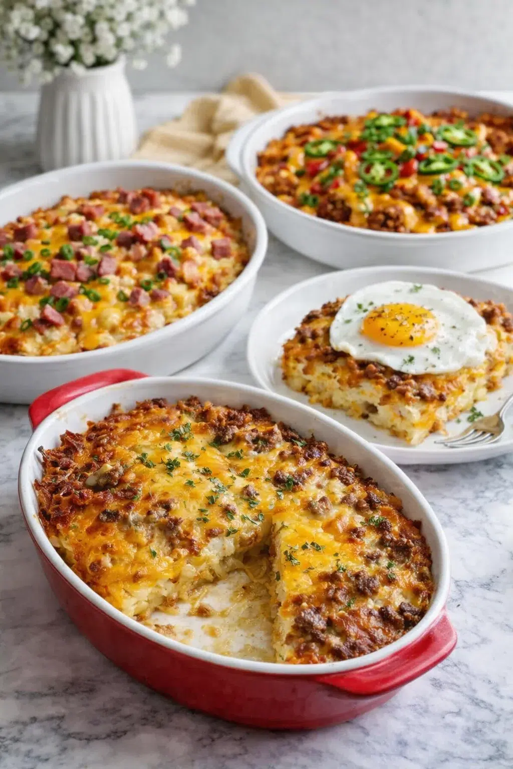variations-placeholder.png Variation ideas for Best Breakfast Hashbrown Casserole shown in a styled layout