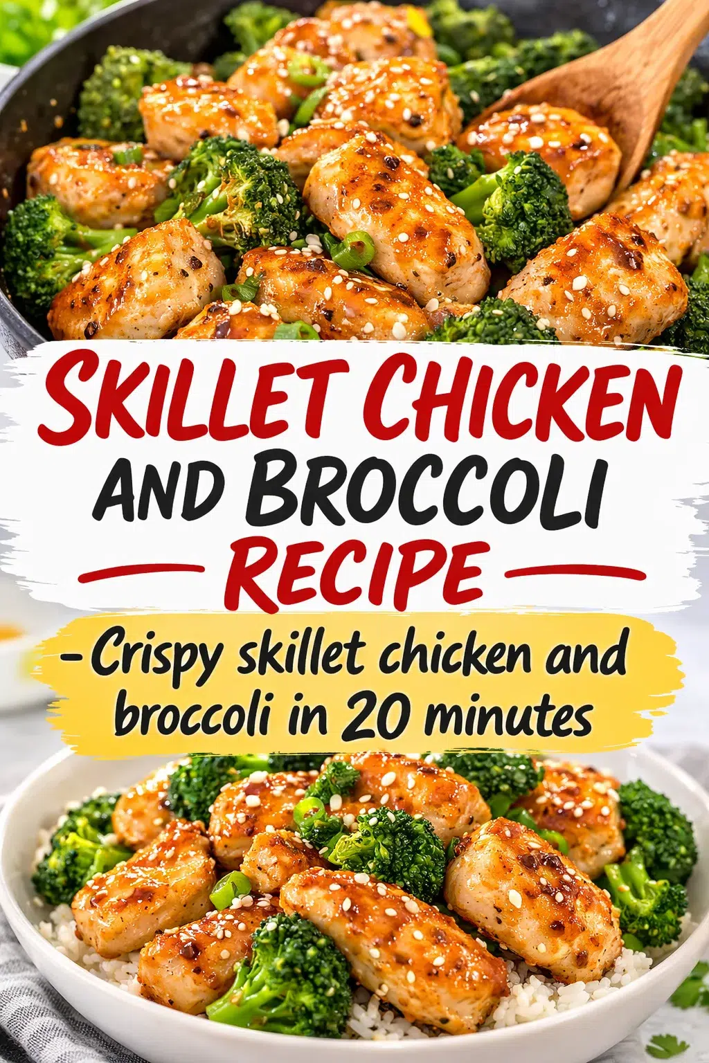 pre_faq_pinterest-placeholder.png Pinterest-style image for Skillet Chicken and Broccoli Recipe with centered text overlay