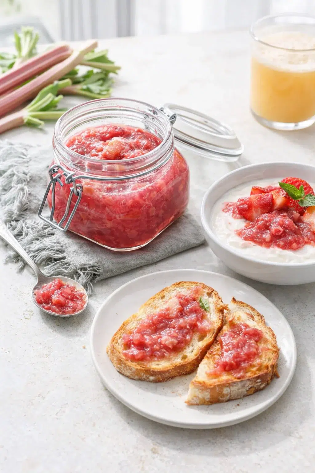 closing_final_dish-placeholder.png Alternative angle of Easy Rhubarb Compote Recipe served with a pairing