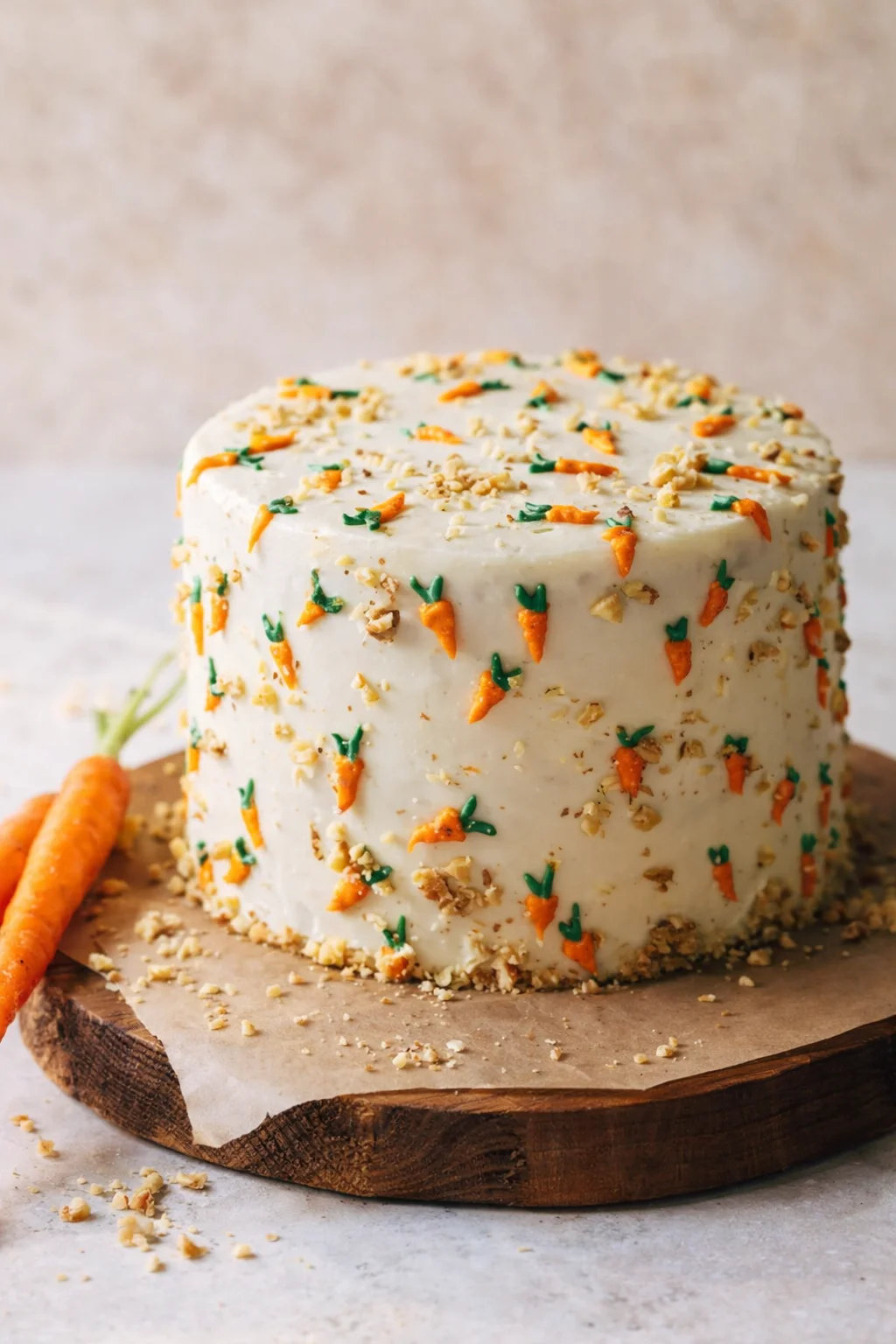 intro_final_dish-placeholder.png Final plated Carrot Cake With Cream Cheese Frosting served as a hero shot
