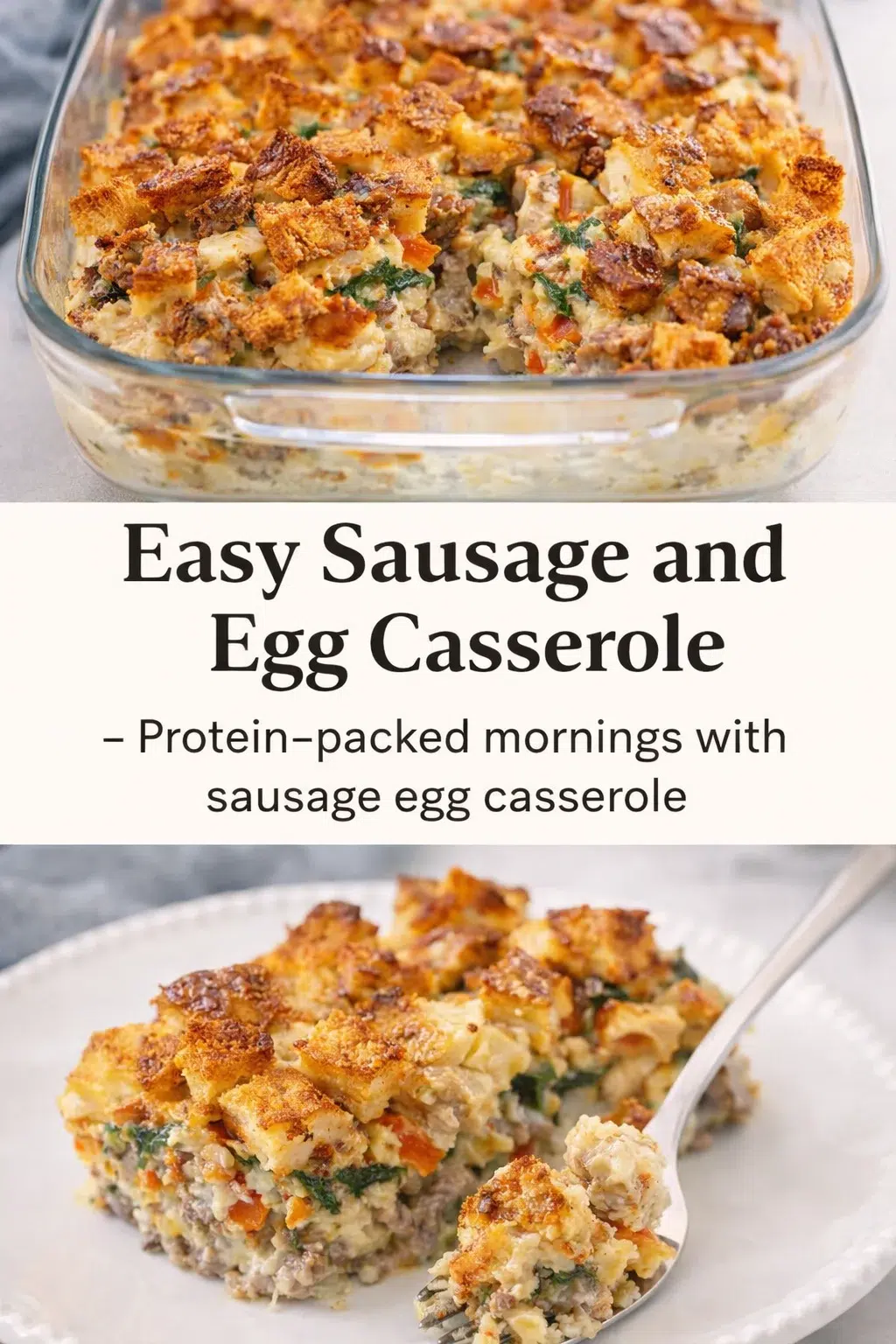 pre_faq_pinterest-placeholder.png Pinterest-style image for Easy Sausage and Egg Casserole with centered text overlay