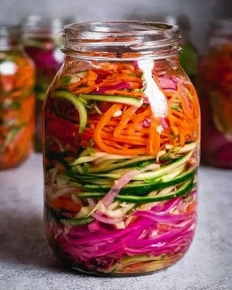 Quick Fridge Pickled Vegetables