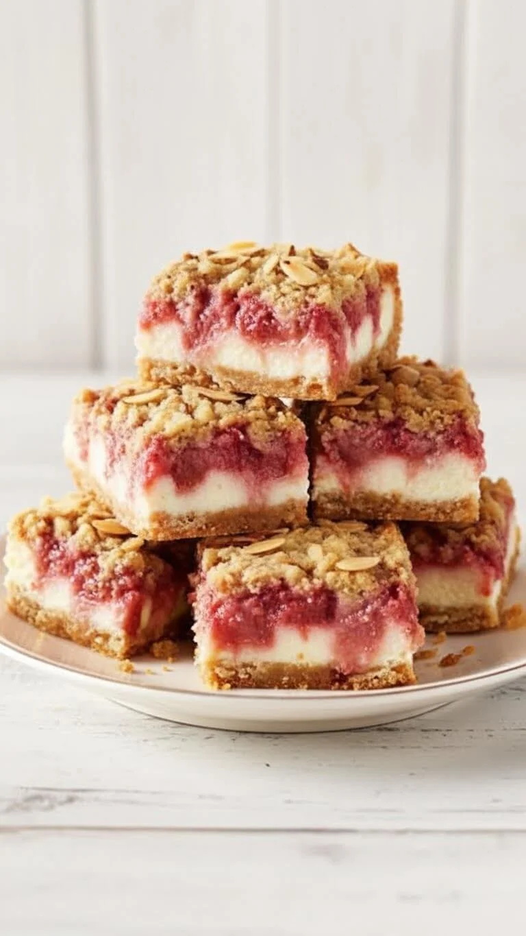 Ina Garten Rhubarb Cheesecake Squares