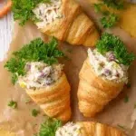 easter chicken salad crescent rolls