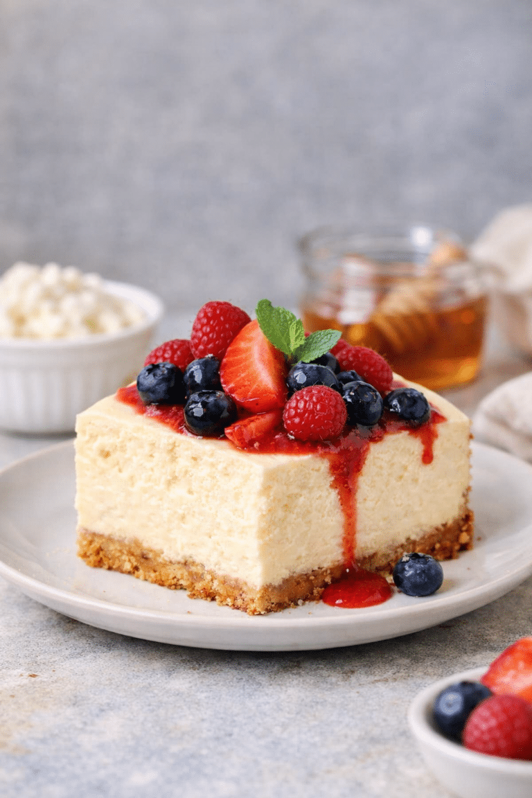 You’ll Never Make Cheesecake This Way Again (High Protein & Guilt-Free)