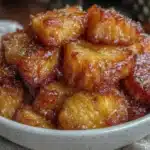 air fryer pineapple chunks preparation steps